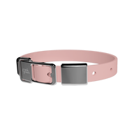 Frank Green Pet Collar with Name Tag - Blushed