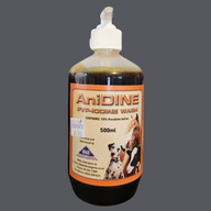 AniDINE PVP - Iodine Wash - 500ml