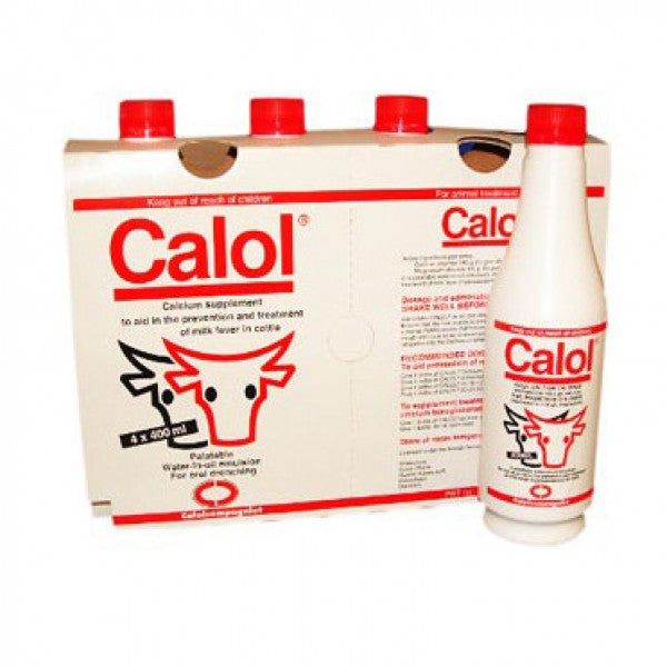 Calol Oral Calcium Supplement For Cows - 400ml (Pack of 4)